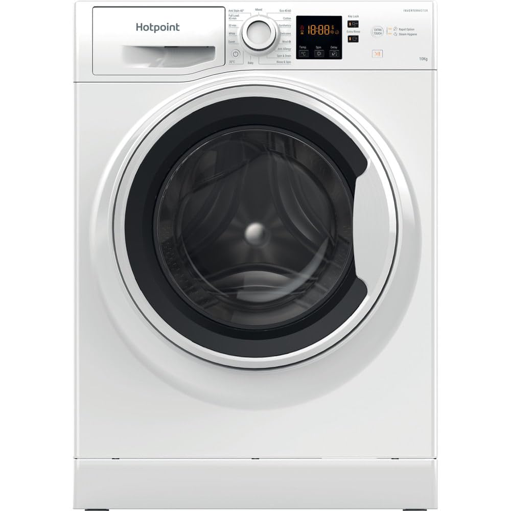 Hotpoint NSWA 1046 WW UK 10kg Washing Machine with 1400 rpm - White - A Rated