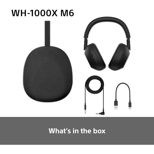 Sony WH-1000XM6 Flagship Noise Cancelling Over-Ear Wireless Bluetooth Headphones