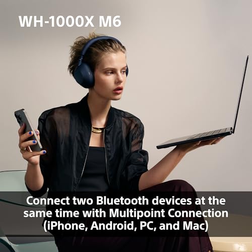 Sony WH-1000XM6 Flagship Noise Cancelling Over-Ear Wireless Bluetooth Headphones