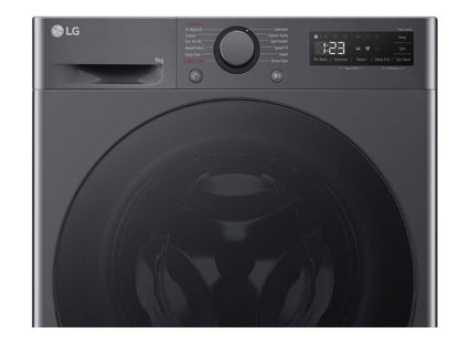TurboWash™ 9kg Washing Machine with 1200 rpm, Steam™, AI DD™, A Energy Rated in Slate Grey