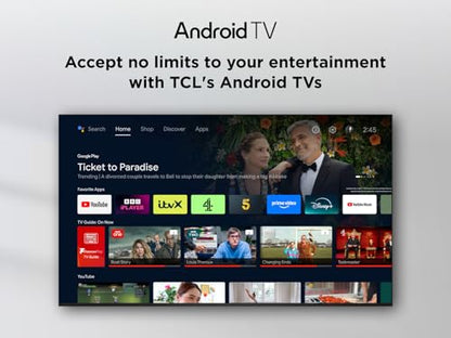 TCL 50S5K-UK – 50” Full HD Smart QLED Direct LED TV