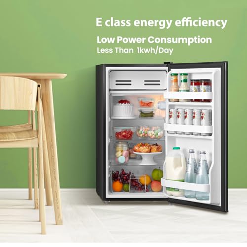 COMFEE' RCD93BL2(E) Under Counter Fridge, 93L Small Fridge with Cooler Box