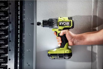 RYOBI ONE+ HP 18V Brushless Cordless Combo Kit w/ 1/2 in. Drill, 1/4 in.
