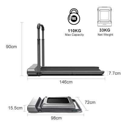 WalkingPad R1 Pro Folding Treadmill, 2 in 1 Walking and Running Treadmills for Home