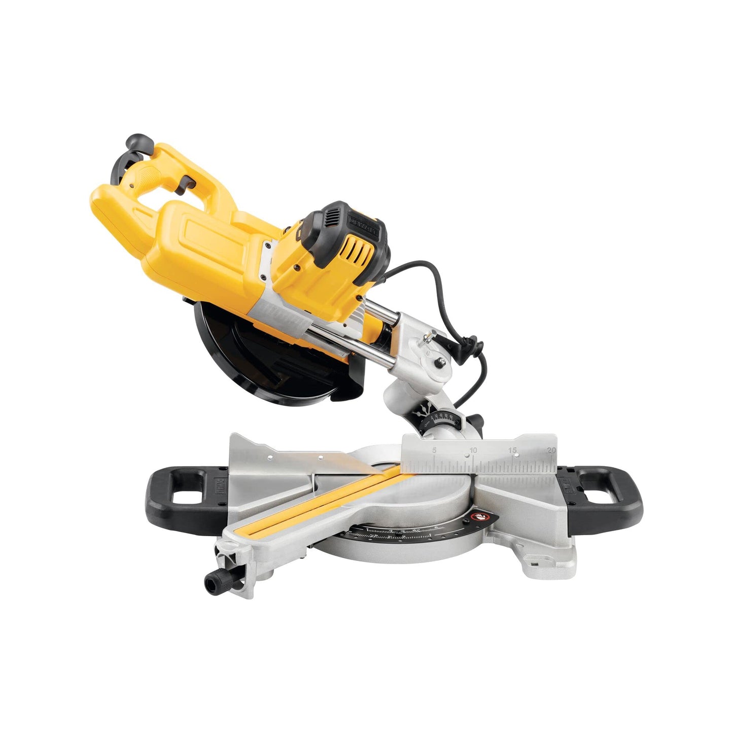 DEWALT DWS774-GB 216-mm 230V Slide Mitre Saw with XPS - Yellow/Black