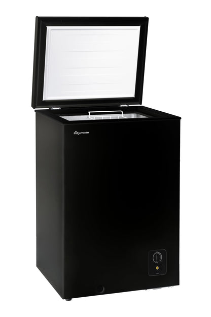 Fridgemaster MCF96EB 95L Chester Freezer 4 Star Freezer Rating - 47.9D x 54.6W x 85.4H cm Black - E Rated