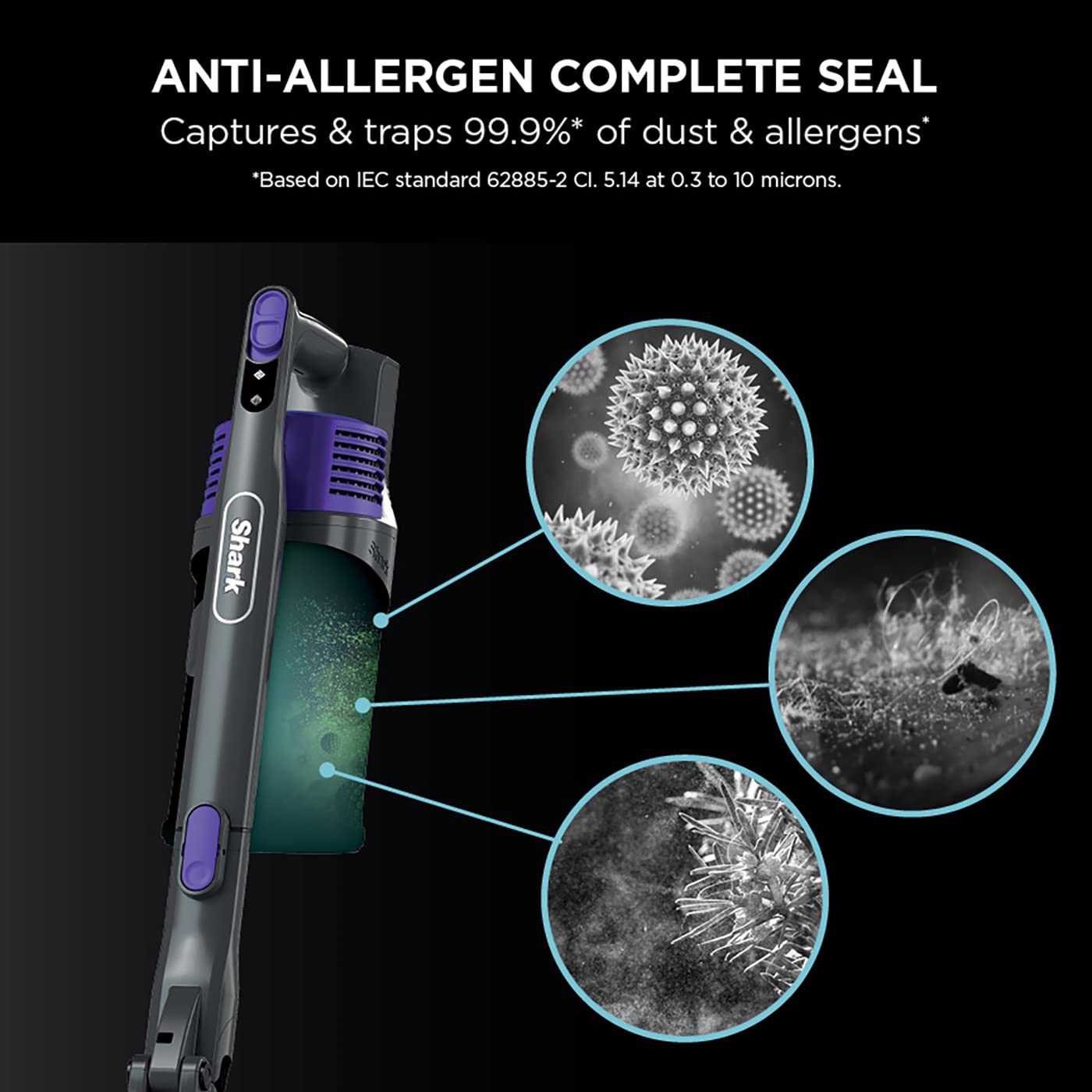 Shark Cordless Stick Vacuum Cleaner with Anti Hair Wrap, Up to 40 mins run-time