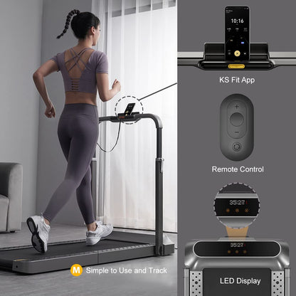 WalkingPad R2 Treadmill, Walking Pad Foldable 44 cm x 120 cm