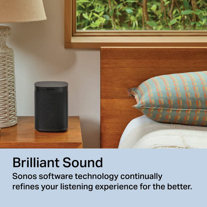 Sonos One (Gen 2) - The powerful Smart Speaker with Amazon Alexa Built-in, Black
