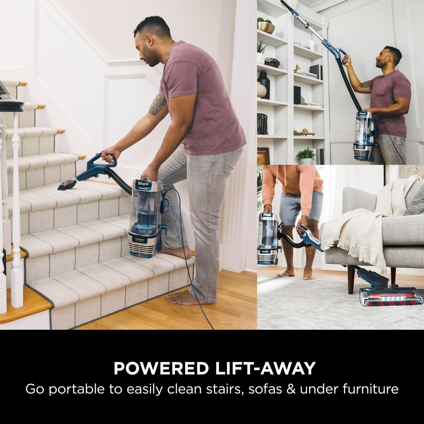 Shark Stratos XL 2.6 Litre Corded Upright Vacuum Cleaner with Anti Hair Wrap Plus & Anti Odour