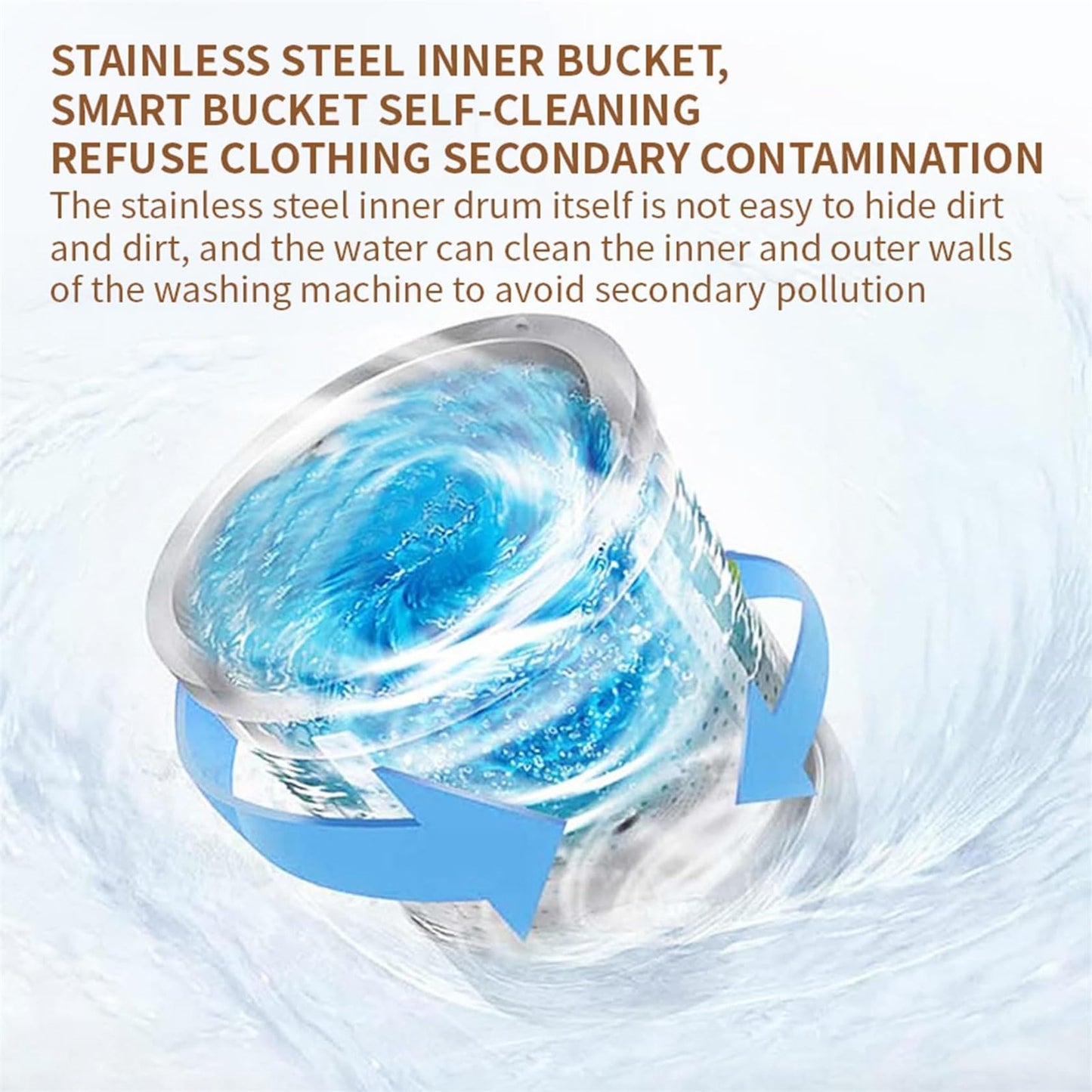 Wall Mounted Mini Automatic Washing Machine, Full-Automatic Washing Machine and Spin Dryer