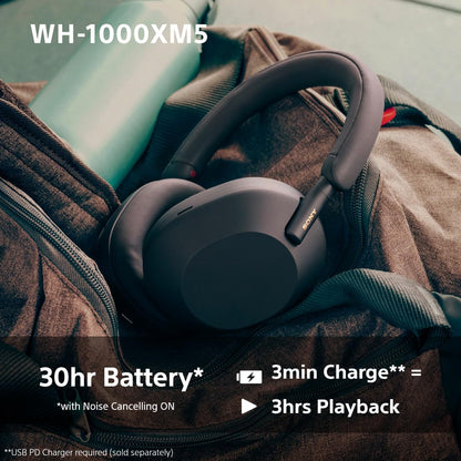 Sony WH-1000XM5 Premium Noise Cancelling Wireless Over-Ear Headphones