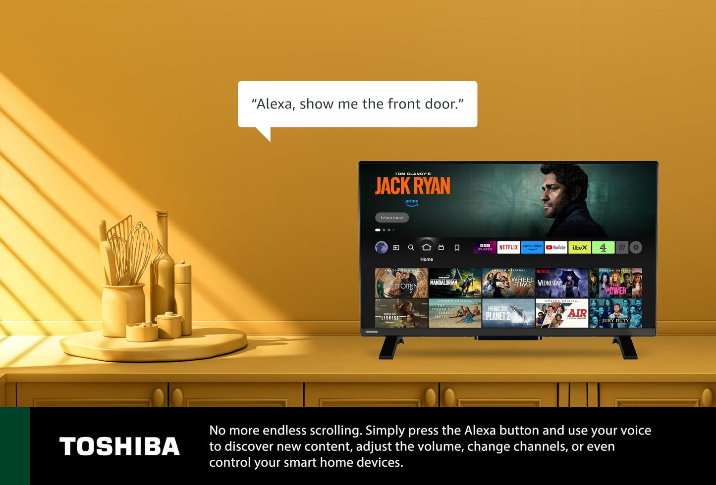 Toshiba 32LF2F53DB 32 Inch Full HD Fire TV, TRU Resolution