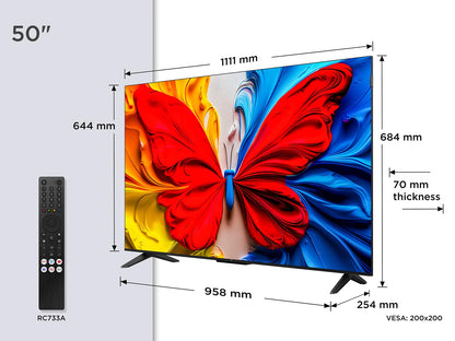 TCL 50S5K-UK – 50” Full HD Smart QLED Direct LED TV