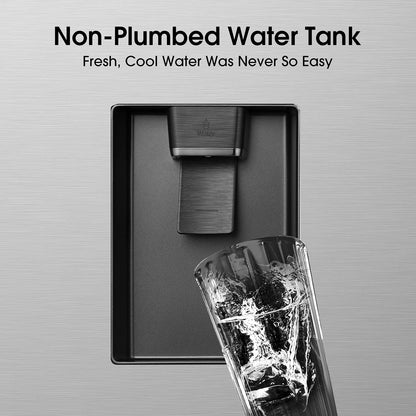 Hisense RQ560N4WCF Freestanding American Fridge Freezer Cross Door, No Frost, 454 liters, Stainless Steel  s