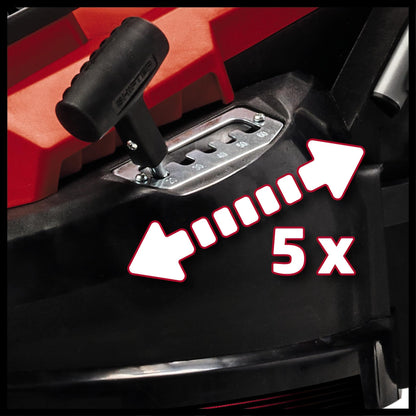 Einhell 1600W Electric Lawn Mower, 37cm Cutting Width, 38L Large Capacity Grass Box