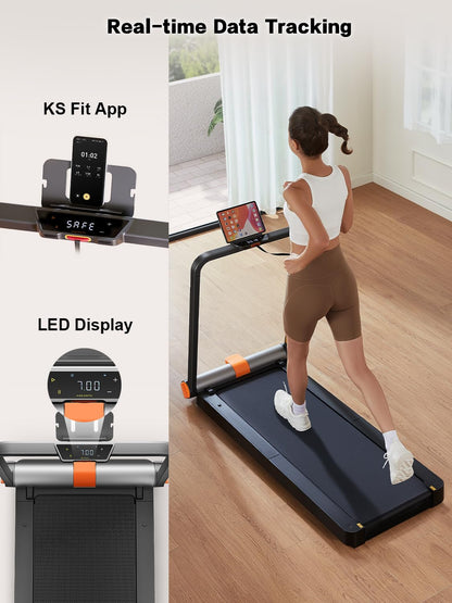 WalkingPad MC11 Treadmills for Home Foldable with 120×44cm Large Running Area