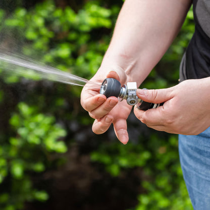 Garden Hose Reel Retractable Hi-Flow 50ft Wall Mounted Hose Reel Automatic Rewind, Any Length Lock