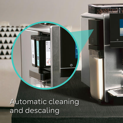 SIEMENS EQ900 Plus Fully Automatic Bean to Cup Coffee Machine, 6.8" Touch Screen Display