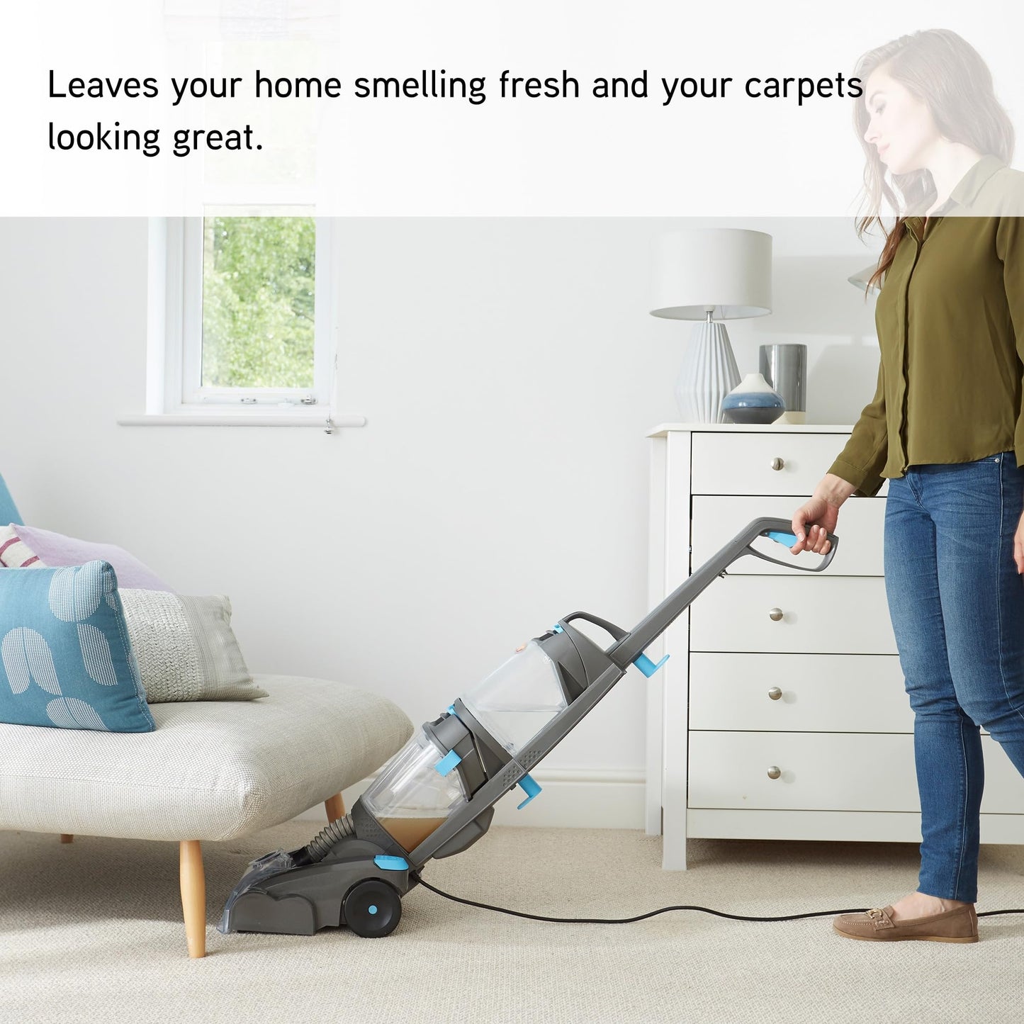 Vax Dual Power Pet Advance Carpet Cleaner, Carpet Cleaning Machine, Carpet Washer, Stain Remover