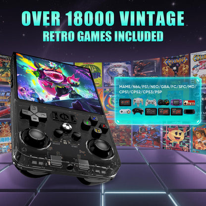 2025 New R36Max Handheld Game Console Portable Mini Retro Handheld Game Console 4.0" 4K