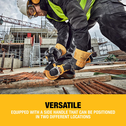 DEWALT 18V XR Brushless 125mm Paddle Switch Angle Grinder - Tool Only in TSTAK, DCG406NT-XJ