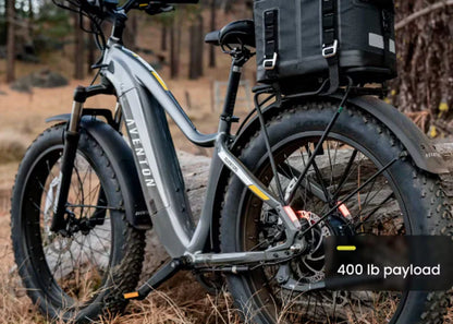 Aventon Aventure.2 Step-Through Fat Tire E-bike in Slate Grey