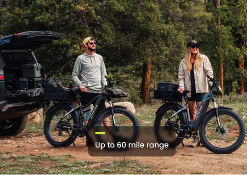 Aventon Aventure.2 Step-Through Fat Tire E-bike in Slate Grey