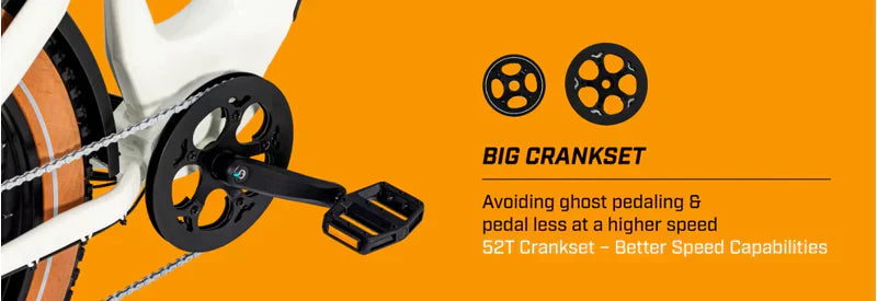 AIMA Big Sur All-Terrain E-Bike in White